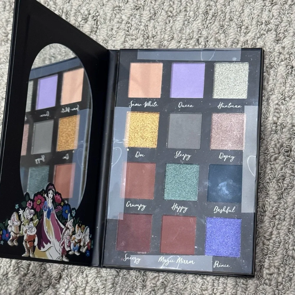 Bundle- Disney Snow White eyeshadow palette with bodyography lipstick
